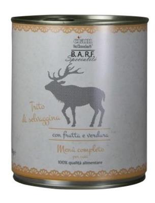 BARF DOG MENU' TRITO DI SELVAGGINA GR 800