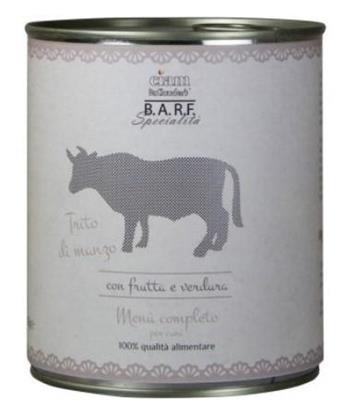 BARF DOG MENU' TRITO DI MANZO GR 800