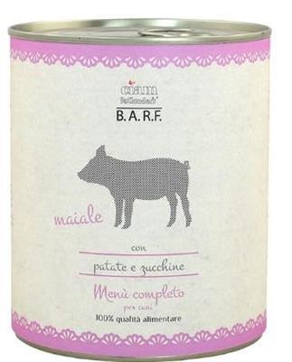 BARF DOG MENU' TRITO DI MAIALE GR 800