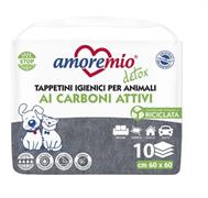 AMORE MIO TAPPETINI IGIENICI CARBONI ATTIVI CM 60 X 60 PZ 10