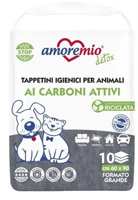 AMORE MIO TAPPETINI IGIENICI CARBONI ATTIVI CM 60 X 90 PZ 10