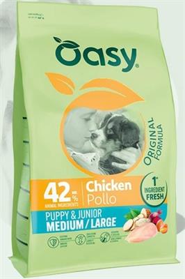 OASY DOG ORIGINAL PUPPY MEDIUM/ LARGE POLLO KG 2