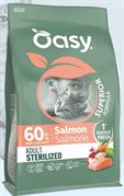 OASY CAT SUPERIOR STERILIZED SALMONE KG 1,5