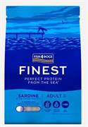 FISH4DOGS FINEST ADULT SARDINE/PATATE (LARGE KIBBLE) KG 1,5
