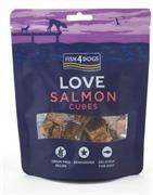 FISH4DOGS LOVE CUBETTI SALMONE GR 85