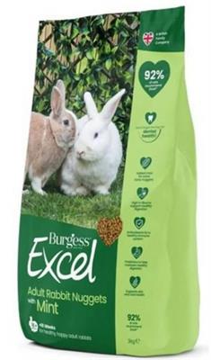 BURGESS EXCEL AD MENTA CONIGLIO KG 3