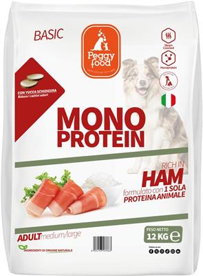 PEGGY FOOD SUPER PREMIUM MEDIUM PROSCIUTTO KG 12