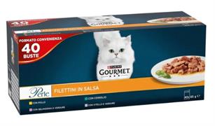 GOURMET GOLD PERLE MULTIPACK 40 X GR 85 FILETTI IN SALSA
