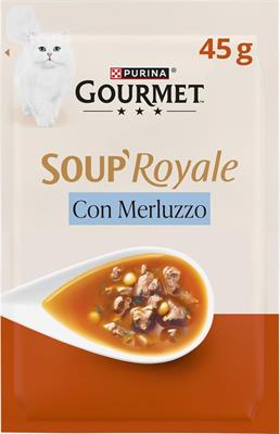 GOURMET SOUP ROYALE MERLUZZO 30 X GR 45
