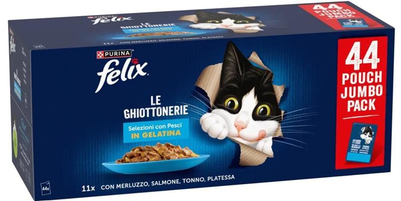 FELIX GHIOTTONERIE MULTIPACK MIXED PESCE 44 X GR 85