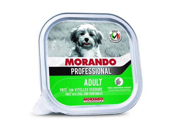 MORANDO PROF DOG PATE' VITELLO/VERDURE 22 X GR 150