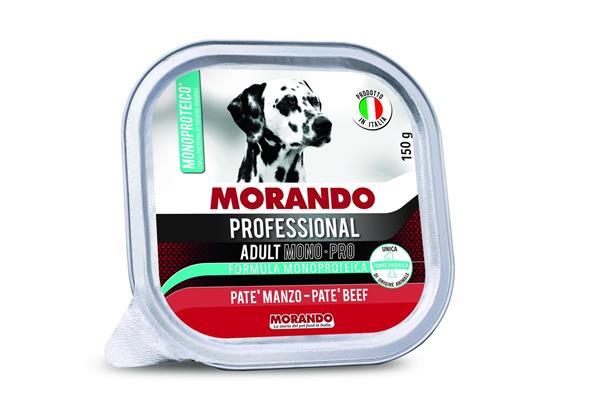 MORANDO PROF DOG PATE' MONO MANZO 22 X GR 150
