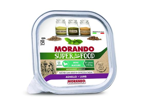 MORANDO SUPER DOG PATE' MINI MATURE AGNELLO 22 X GR 150