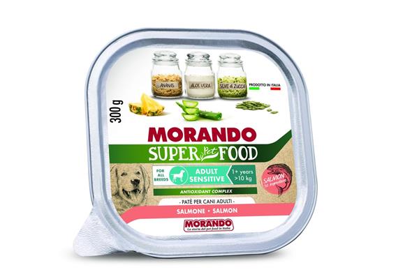 MORANDO SUPER DOG PATE' SENSITIVE SALMONE 18 X GR 300