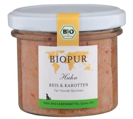 BIOPUR DOG POLLAME/RISO/CAROTE GR 100 VASETTO IN VETRO