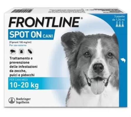 FRONTLINE SPOT-ON CANI 10/20 - 3 PIPETTE