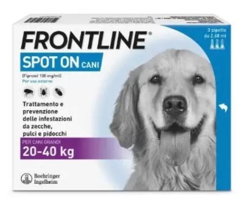 FRONTLINE SPOT-ON CANI 20/40 - 3 PIPETTE