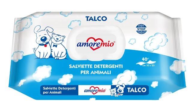 AMORE MIO SALVIETTE TALCO PZ 40