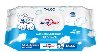 AMORE MIO SALVIETTE TALCO PZ 40
