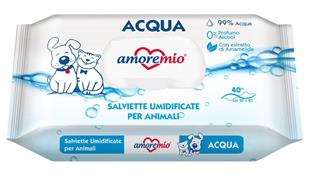 AMORE MIO SALVIETTE ACQUA 99% PZ 40