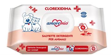 AMORE MIO SALVIETTE CLOREXIDINA PZ 40