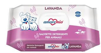 AMORE MIO SALVIETTE LAVANDA PZ 40