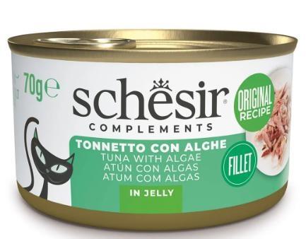 SCHESIR CAT JELLY FILETTI TONNETTO ALGHE GR 70