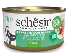 SCHESIR CAT JELLY FILETTI TONNETTO ALGHE GR 70