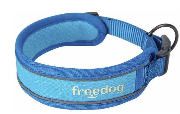 FREEDOG COLLARE COOL PRO TECH BLU 15 mm X 30-42 cm
