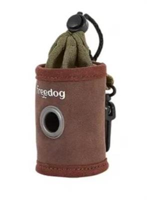 FREEDOG DISPENSER PORTA SACCHETTI LINO VERDE FORESTA