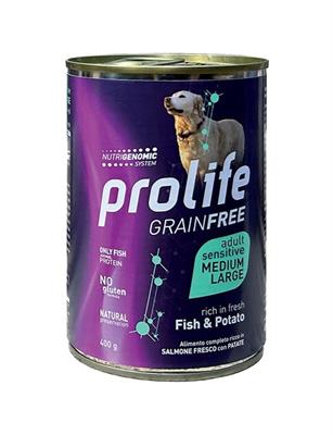 PROLIFE DOG STERILIZED SENSITIVE PESCE GR 400
