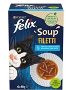 FELIX SOUP FILETTI SELEZIONI DELIZIOSE CON PESCE 6 X GR 48
