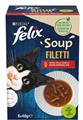 FELIX SOUP FILETTI SELEZIONI DELIZIOSE CON MANZO/POLLO/AGNELLO 6 X G