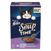 FELIX SOUP FILETTI SELEZIONE MISTE CON MANZO/POLLO 6 X GR 48