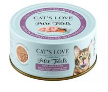 CAT'S LOVE FILETTI SALMONE GR 100