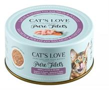 CAT'S LOVE FILETTI SALMONE E POLLO GR 100