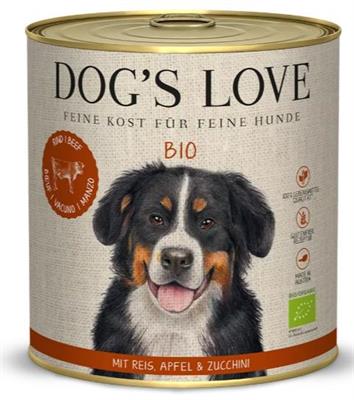 DOG'S LOVE BIO GR 800 MANZO/RISO/MELA