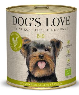 DOG'S LOVE BIO GR 800 POLLO/GRANO SARACENO