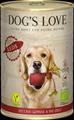 DOG'S LOVE BIO REDS VEGAN GR 400