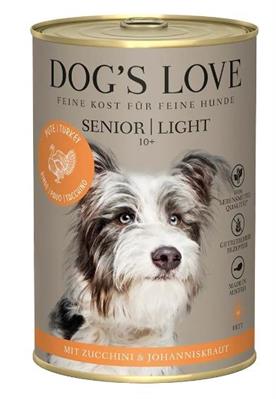 DOG'S LOVE SENIOR GR 400 TACCHINO LIGHT