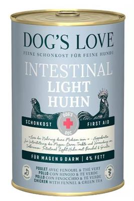 DOG'S LOVE LIGHT INTESTINAL POLLO GR 400