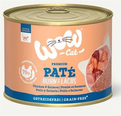 WOW CAT POLLO/SALMONE GR 200