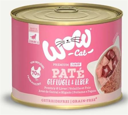 WOW CAT JUNIOR POLLAME/FEGATO GR 200
