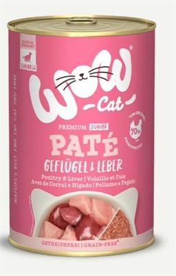 WOW CAT JUNIOR POLLAME/FEGATO GR 400