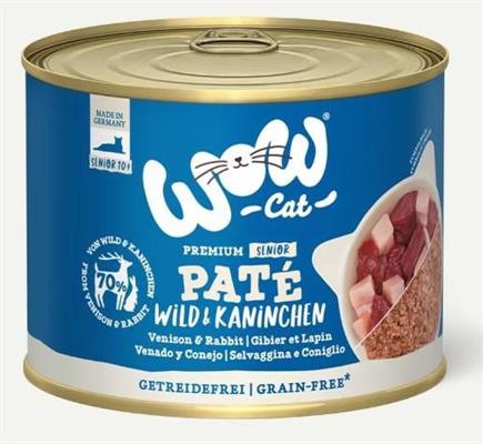 WOW CAT SENIOR SELVAGGINA/CONIGLIO GR 200