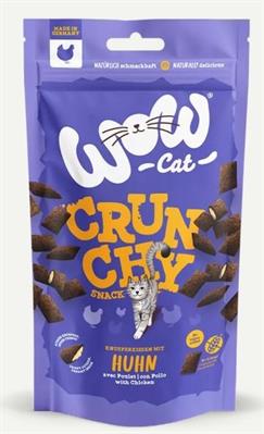 WOW CAT CRUNCHY SNACK CON POLLO GR 60
