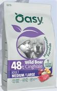 OASY DOG MONO MEDIUM/LARGE CINGHIALE KG 10