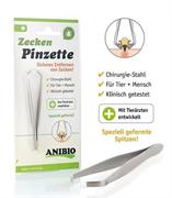 ANIBIO PINZA IN ACCIAO INOX PER ZECCHE