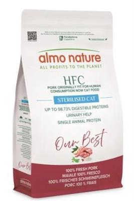 ALMO HFC CAT OUR BEST STERILIZZATO MAIALE KG 1,2
