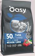 OASY DOG GRAIN FREE PUPPY MEDIUM/LARGE TONNO KG 2